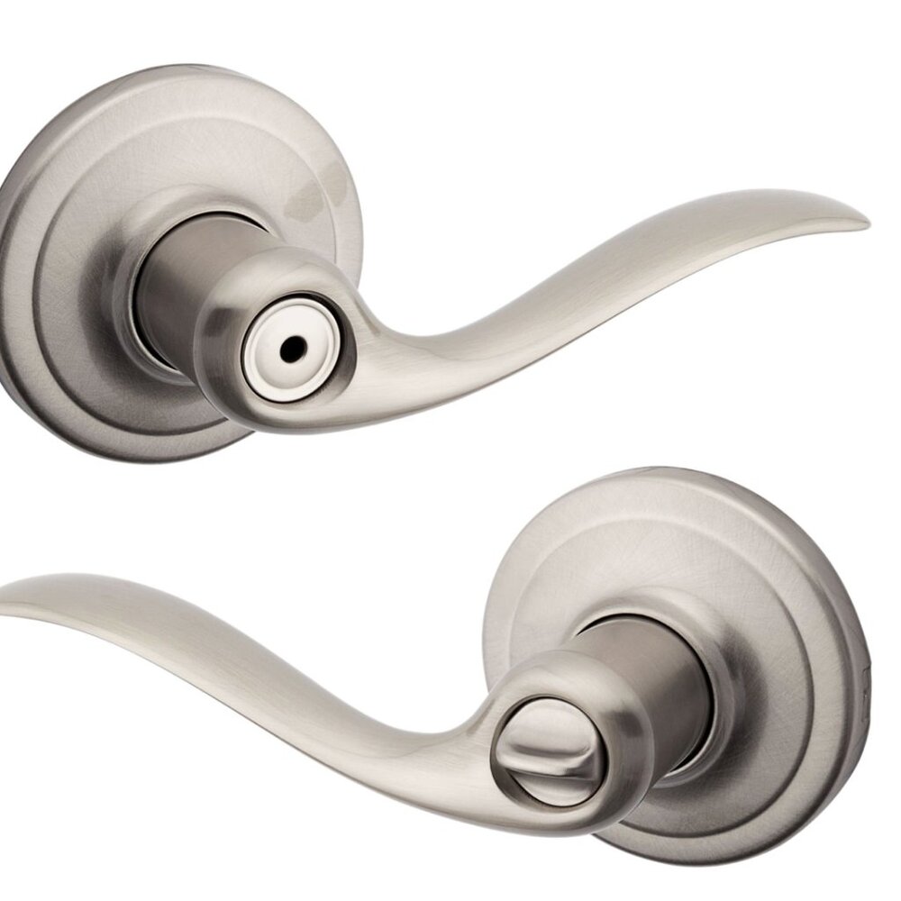 KWIKSET TUSTIN PRIVACY SATIN NICKEL KNOBSET 97300-731